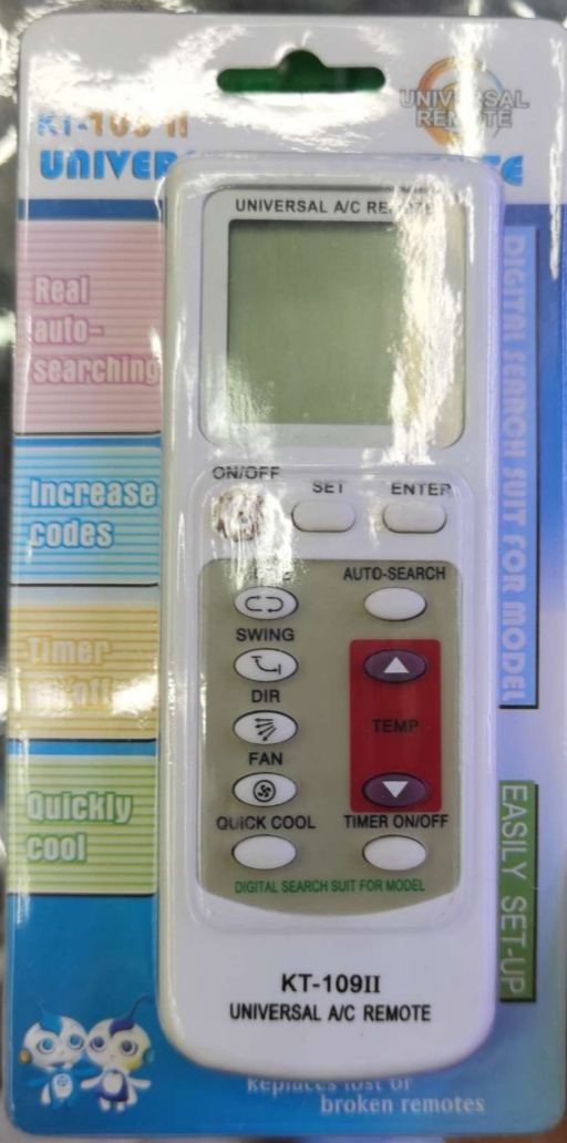 KT109 Universal air conditioning remote control