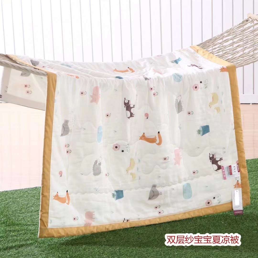 Cotton Yarn Cotton Core Summer Quilt For Children Application Scenario