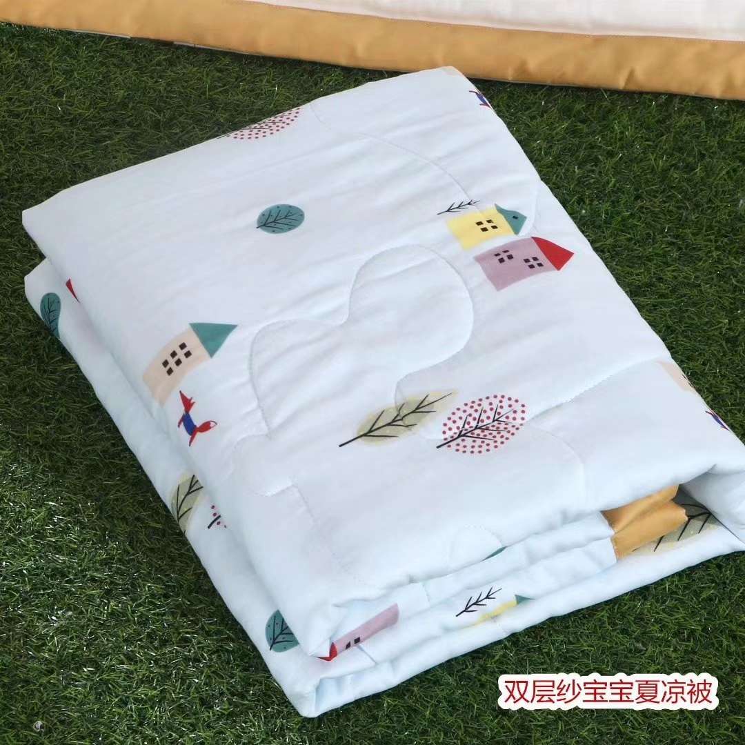 Cotton Yarn Cotton Core Summer Quilt For Children