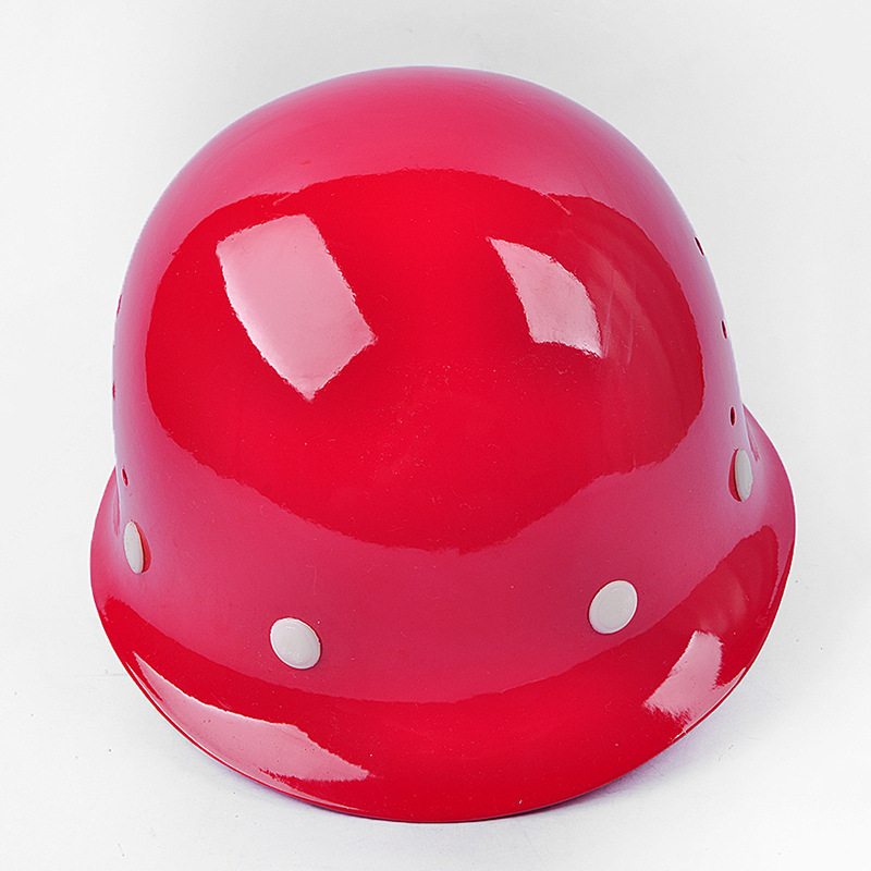Safety helmet made of glass reinforced plastics
