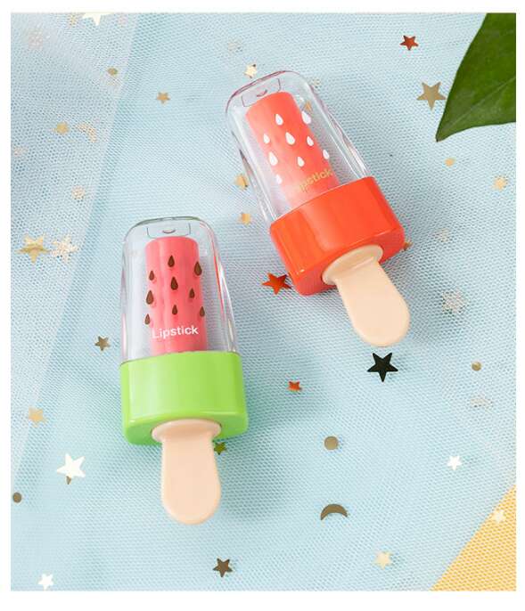 Creative Watermelon Ice cream lip balm Students outdoor portable moisturizing lip balm boutique thumbnail