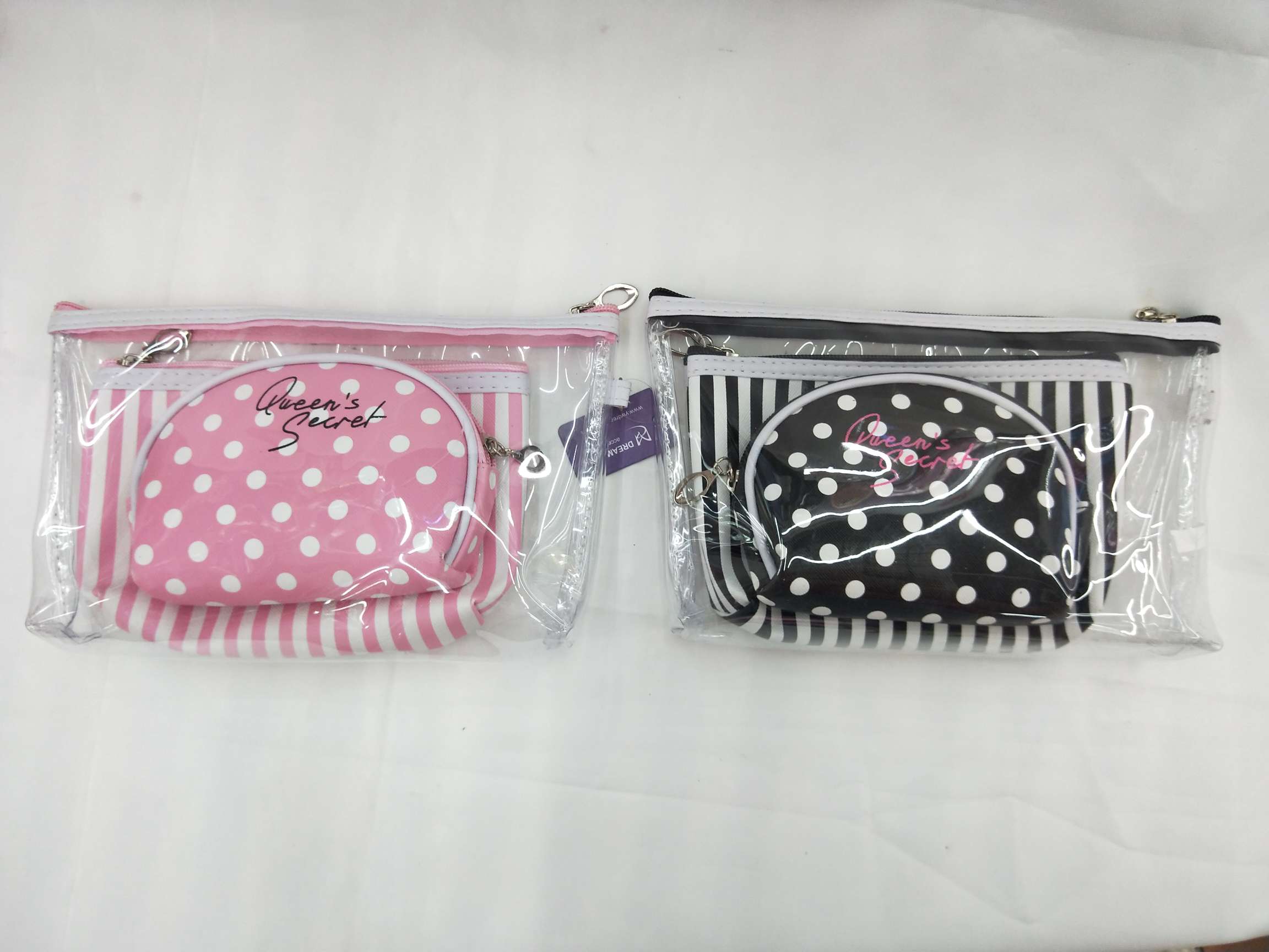 化妆包竖条套装