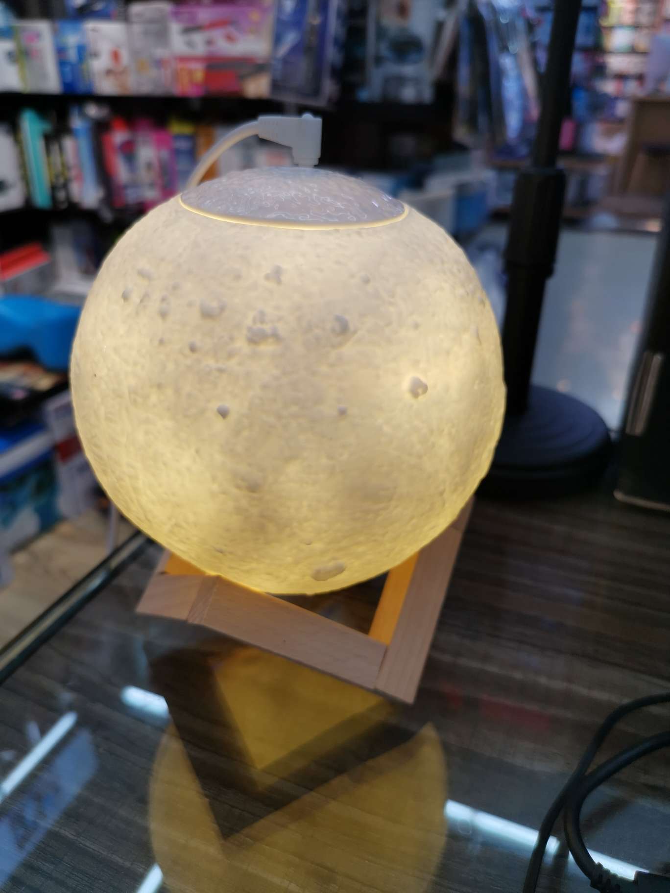 月球加湿器小夜灯