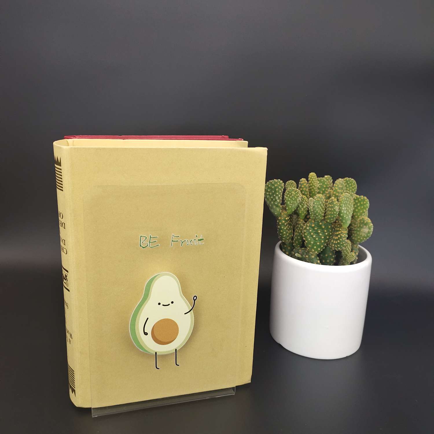 Shangxie Factory direct sales cartoon avocado Yak book Stand bookend organization desk neat and beautiful Bookend customizable Item Picture