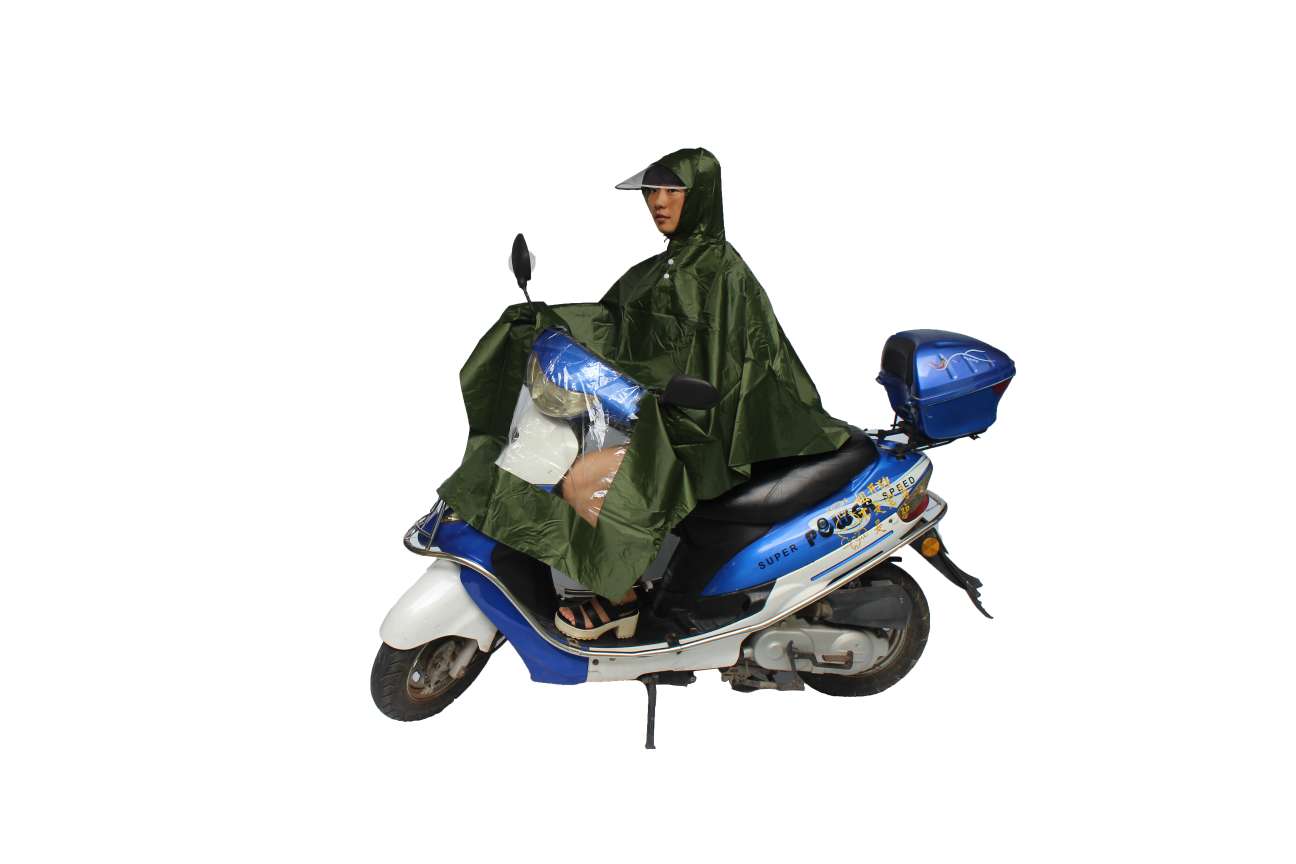 Electric vehicle raincoat detail image 2