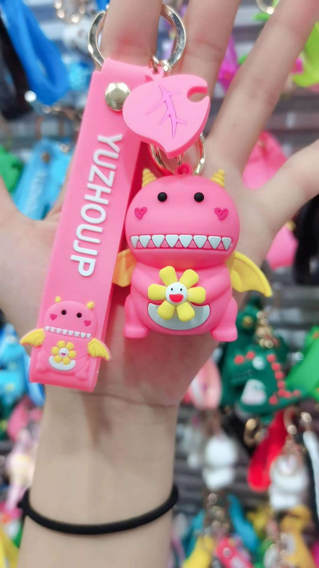 Couple animal key pendants, internet-famous bag pendants, car key pendants Specification image