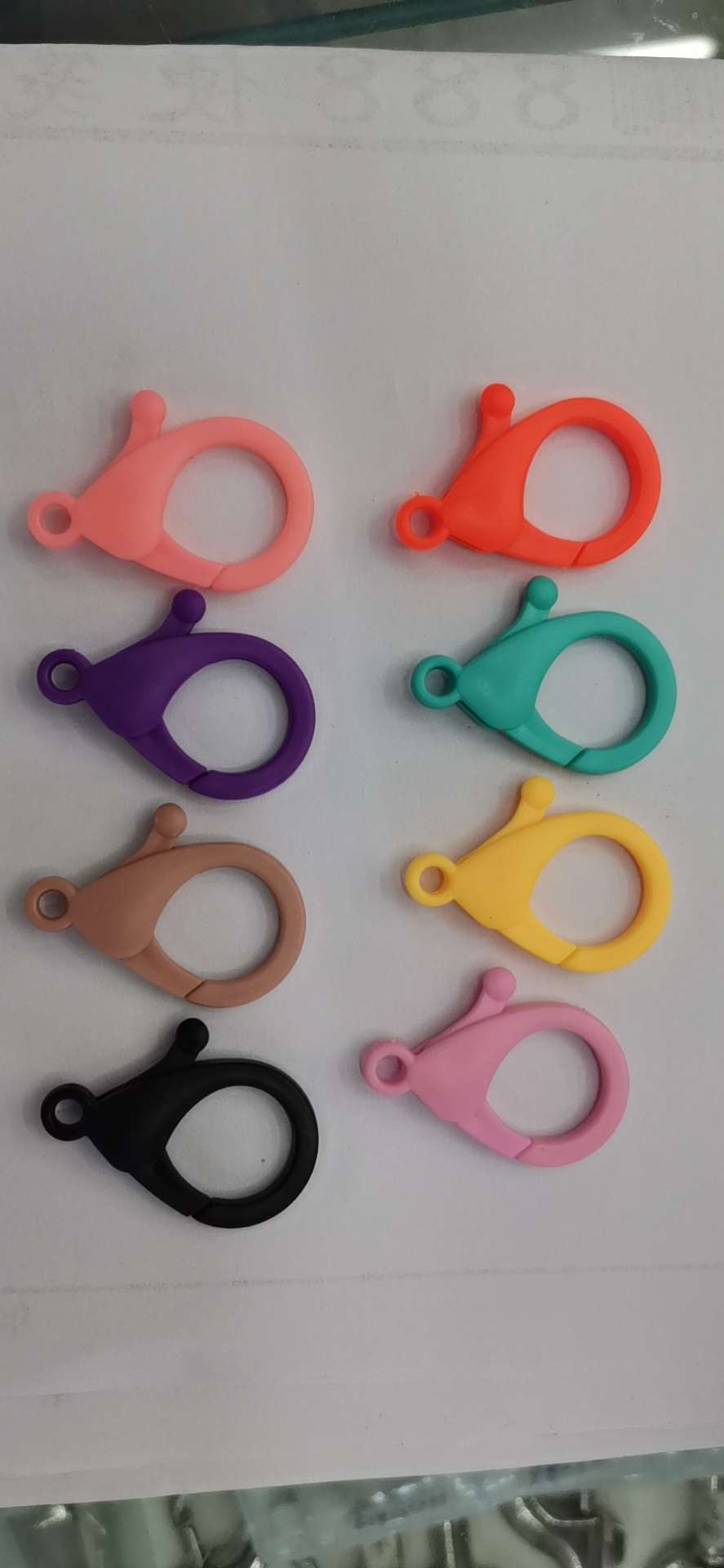 Plastic lobster clasp Resin lobster clasp color lobster clasp thumbnail