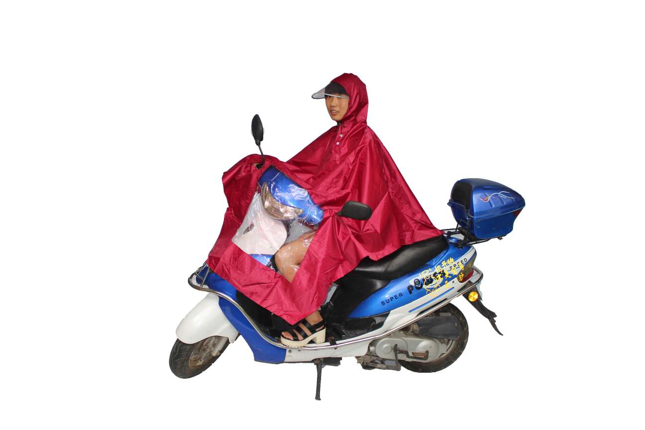 Electric vehicle raincoat detail image 6