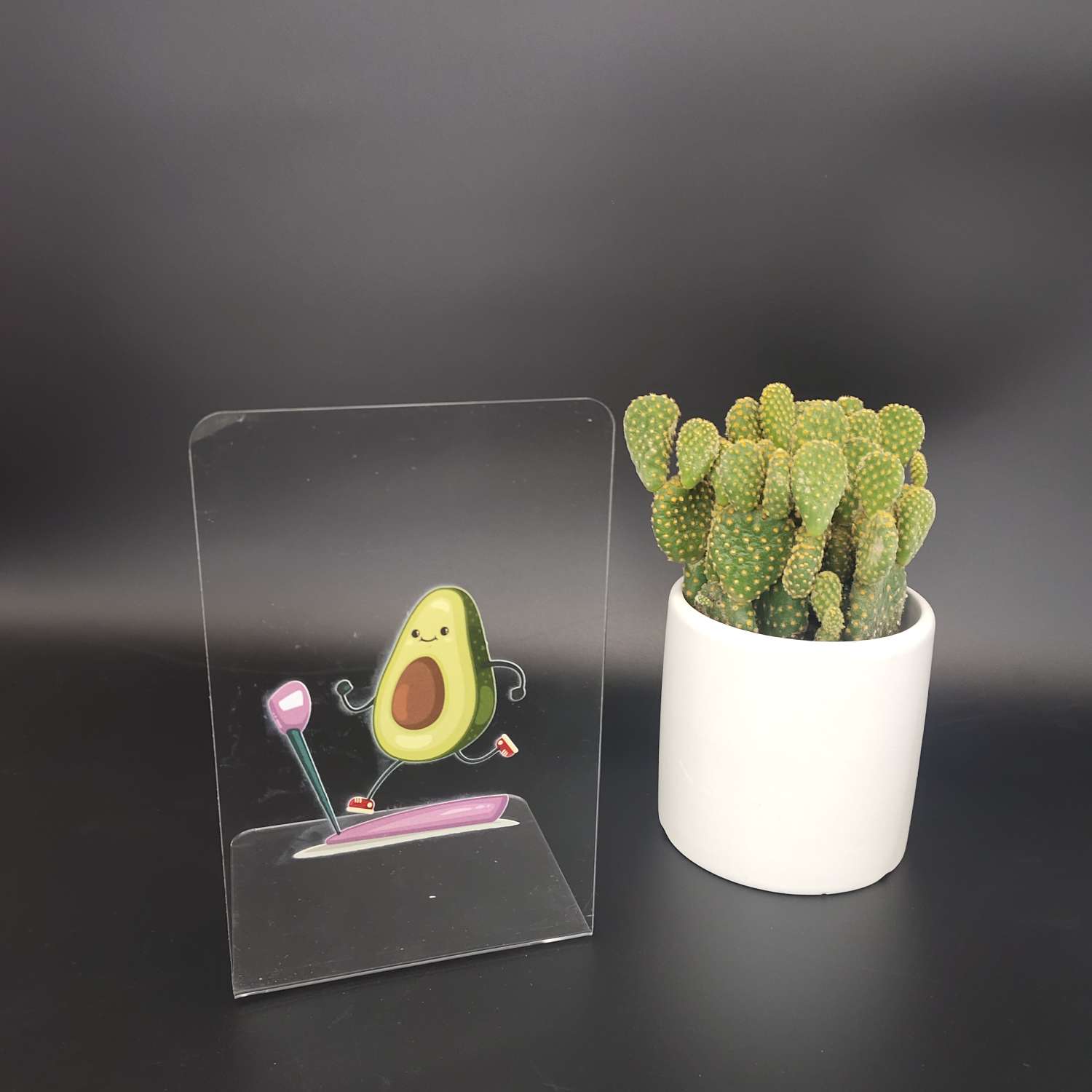 Shangxie Factory direct sales cartoon avocado Yak book Stand bookend organization desk neat and beautiful Bookend customizable Specification image