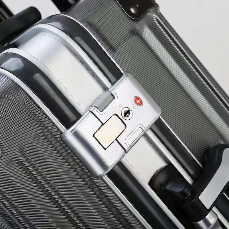 微微袋鼠Q021#20寸24寸整套铝框PC合金料万向轮静音轮拉杆箱行李箱细节图