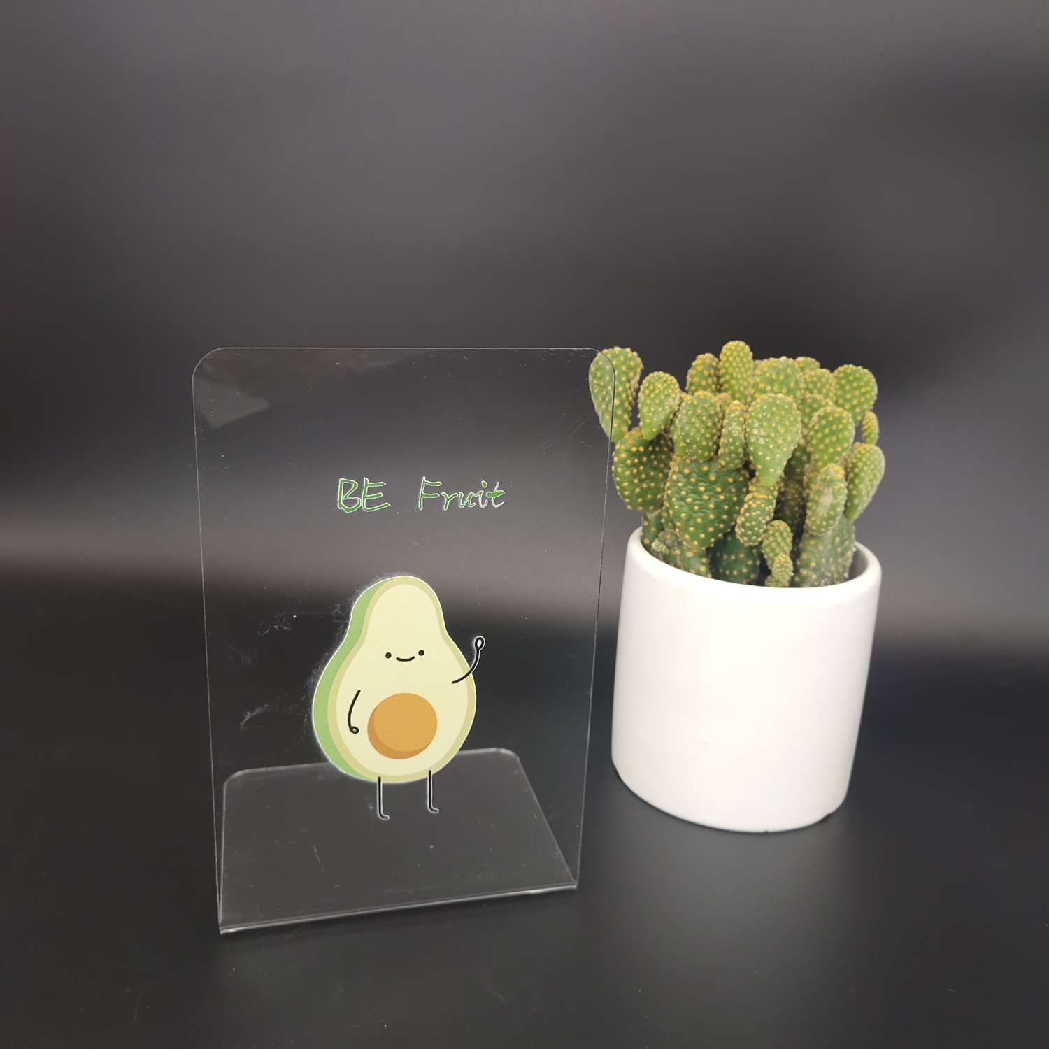 Shangxie Factory direct sales cartoon avocado Yak book Stand bookend organization desk neat and beautiful Bookend customizable details Picture