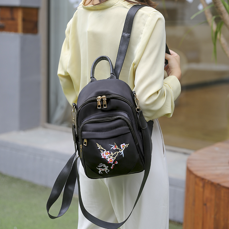 New Women's Backpack, Backpack 🎒, Embroidery Bag Specification drawing