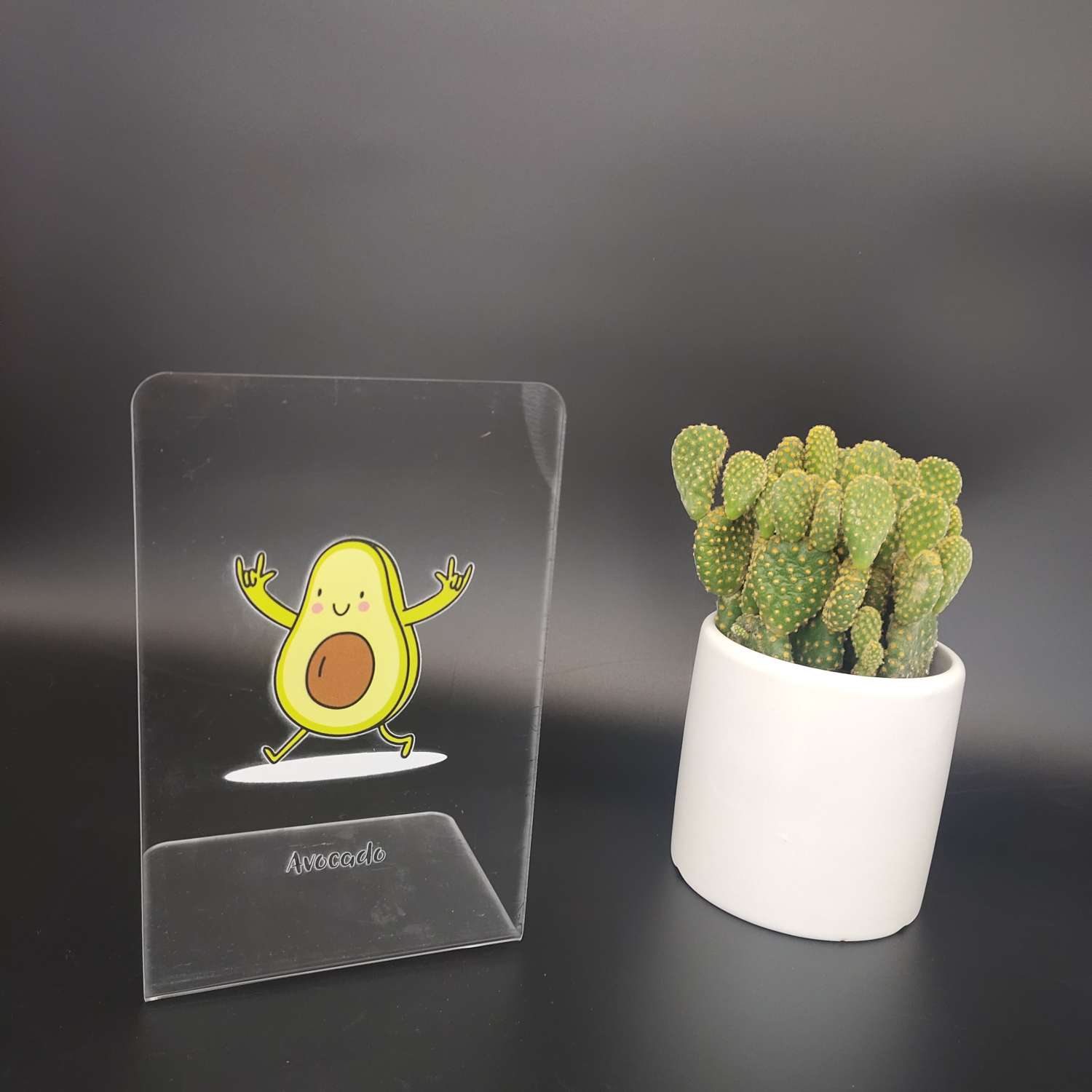 Shangxie Factory direct sales cartoon avocado Yak book Stand bookend organization desk neat and beautiful Bookend customizable Application Scenario