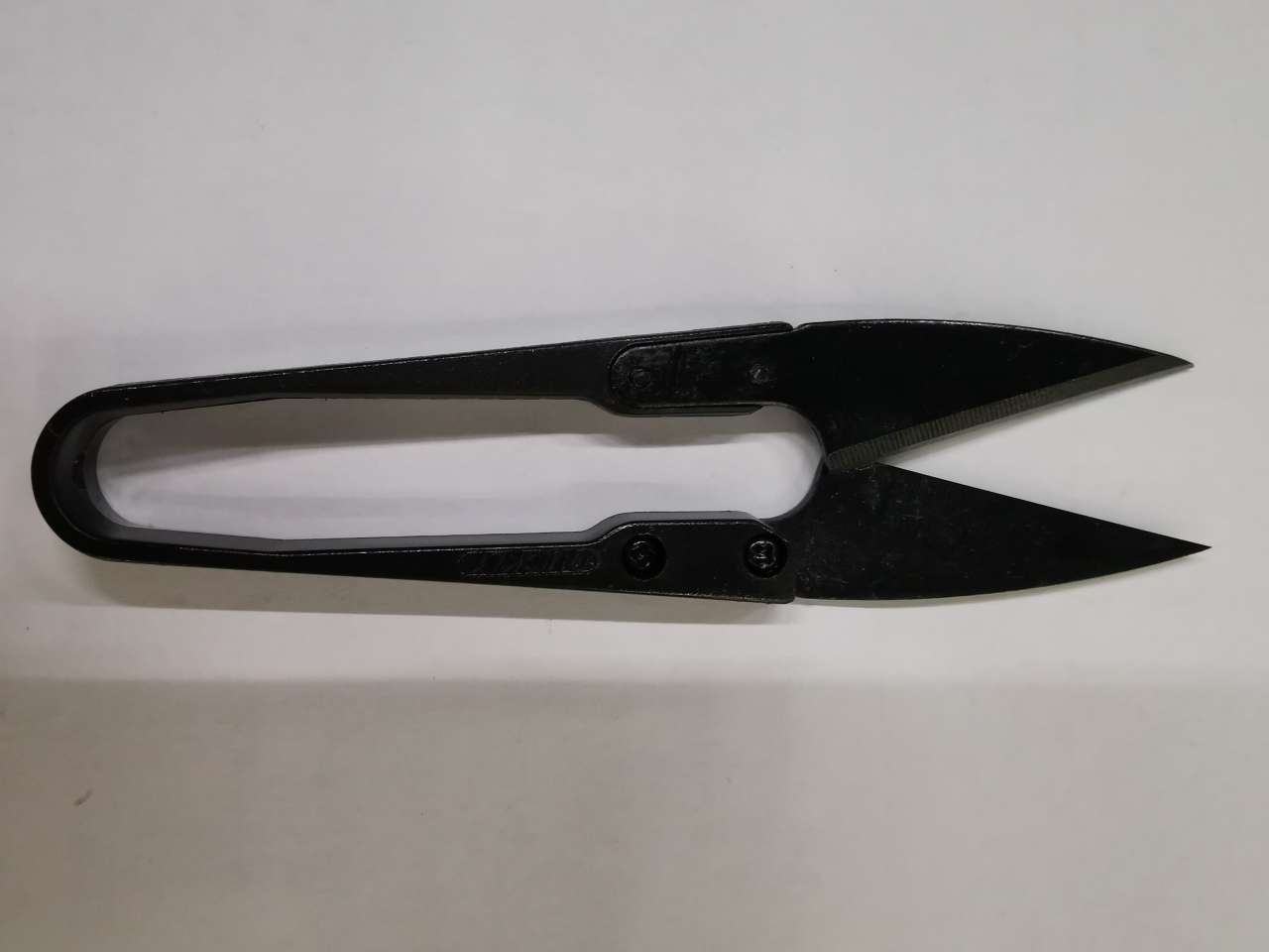 Koli Tc-805B Black Yarn Scissors U-Shaped Scissors Small Scissors Thread Scissors Specification drawing