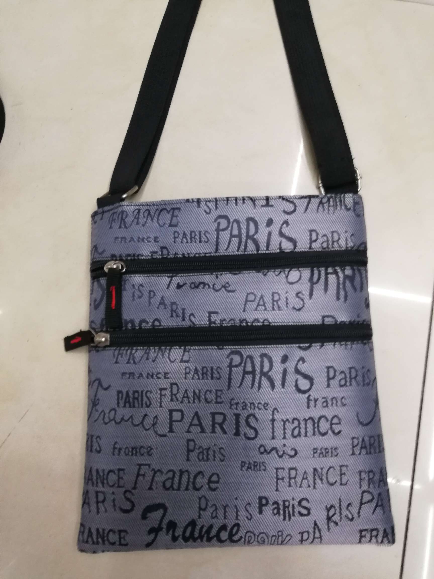 Crossbody bag, unisex mobile phone bag, cashier business bag, coin purse and card case details Picture