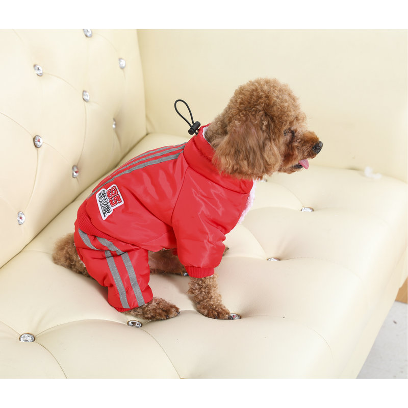 秋冬季宠物衣服柔软温暖的狗狗衣服产品图