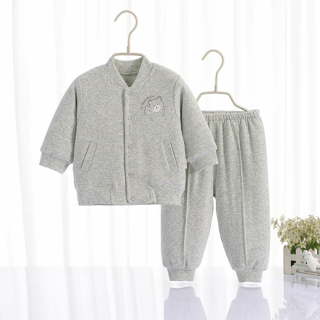 初生婴儿婴幼儿舒绒两件套详情图4