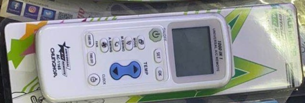 KT- 116S CHUNGHOP Universal air-conditioning remote control