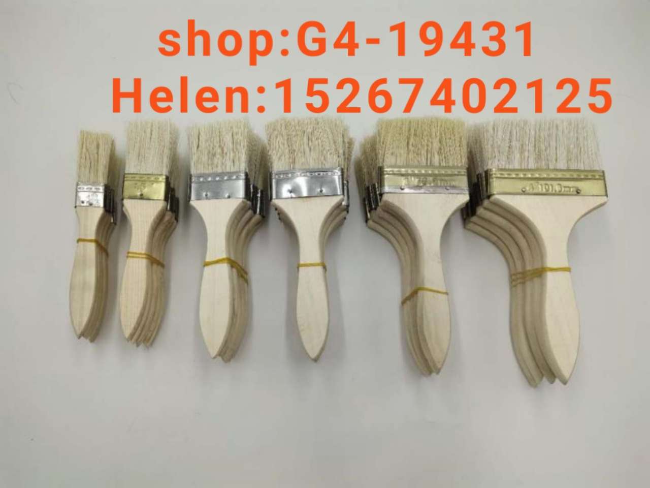 Paint brush Pig hair brush Hair brush oil brush hair brush Soft brush barbecue brush