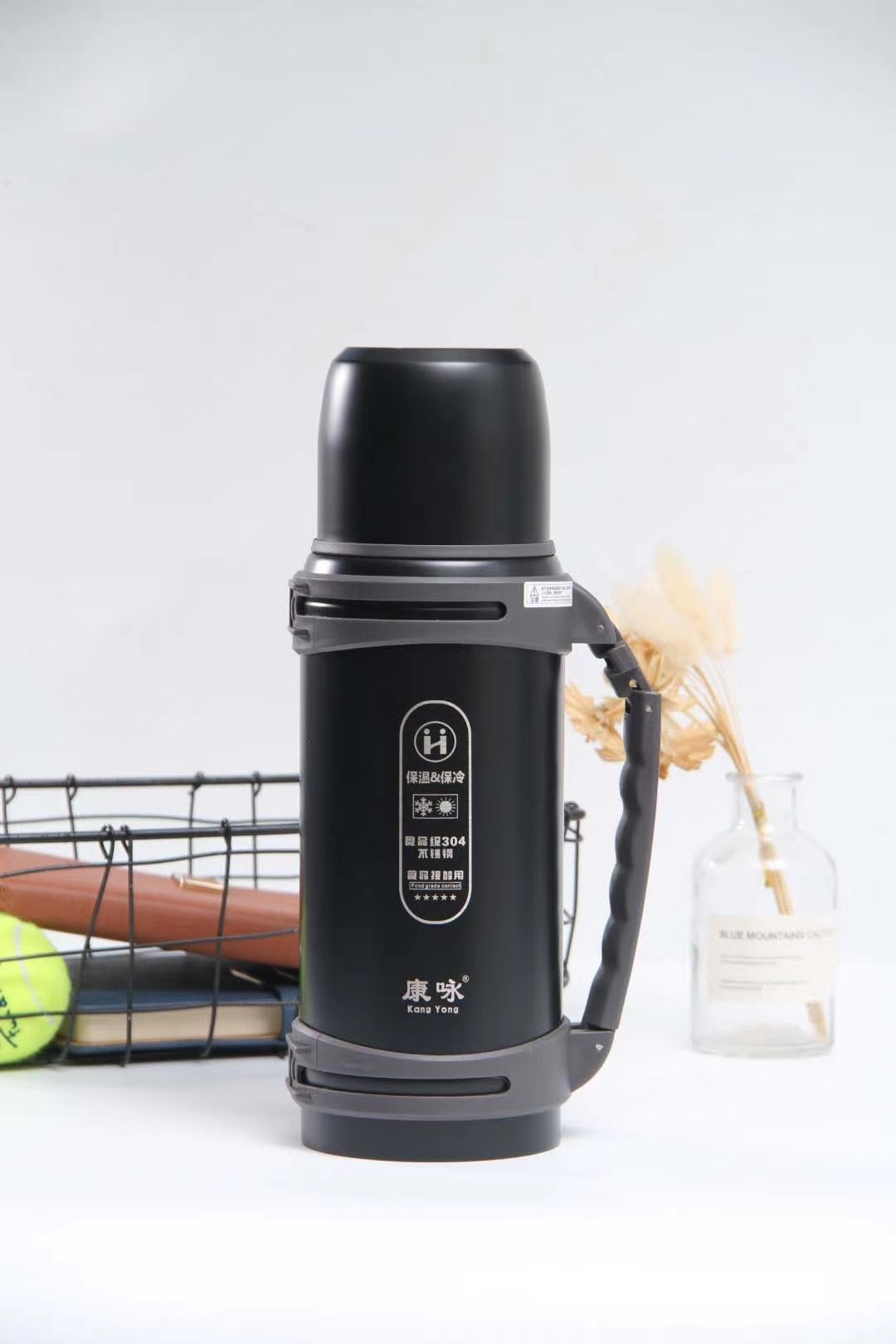 1600ML large-capacity travel kettle, insulated kettle, outdoor portable electric kettle, function, high-quality travel kettle KY-2-692 from Yiwu pic 7