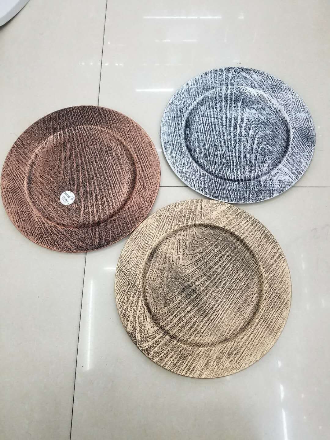 Plastic antique plate, melamine tableware set, resin plate combination, high-end durable plate, household tableware tray