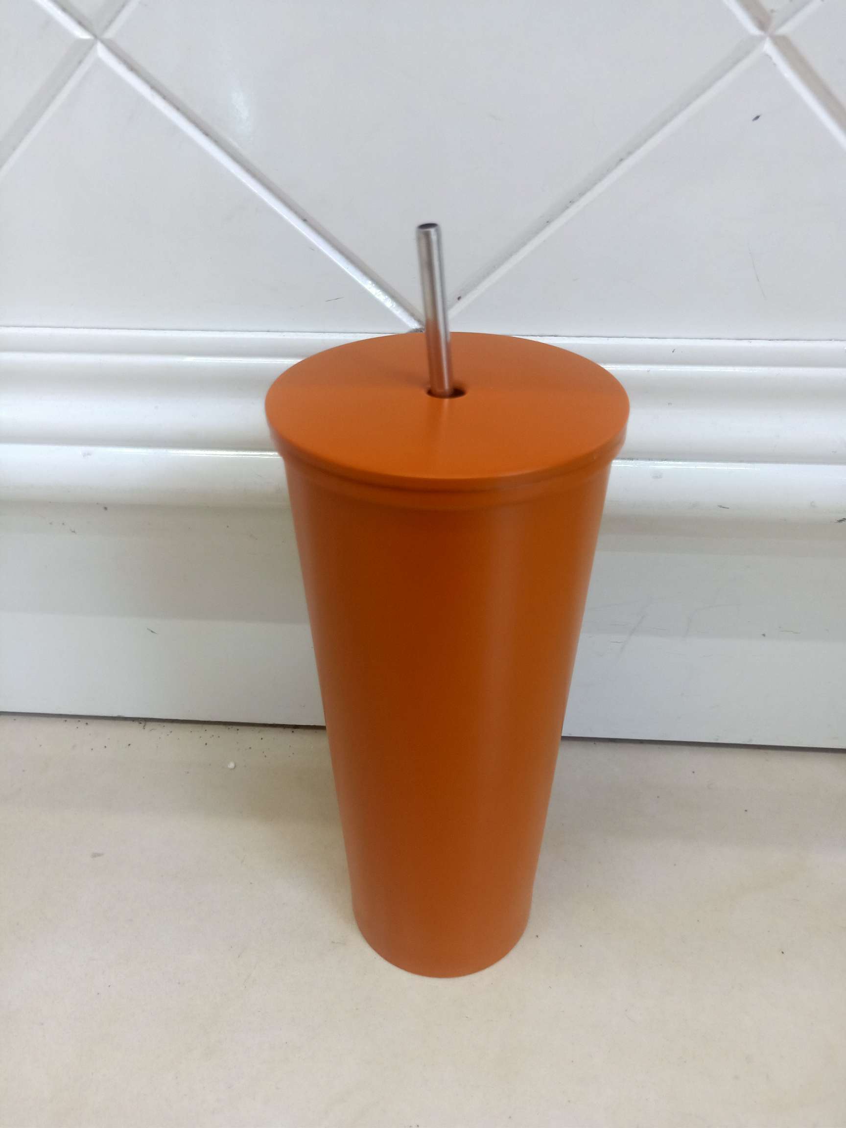 优质环保不锈钢双层真空保温保冷咖啡吸管杯详情图7