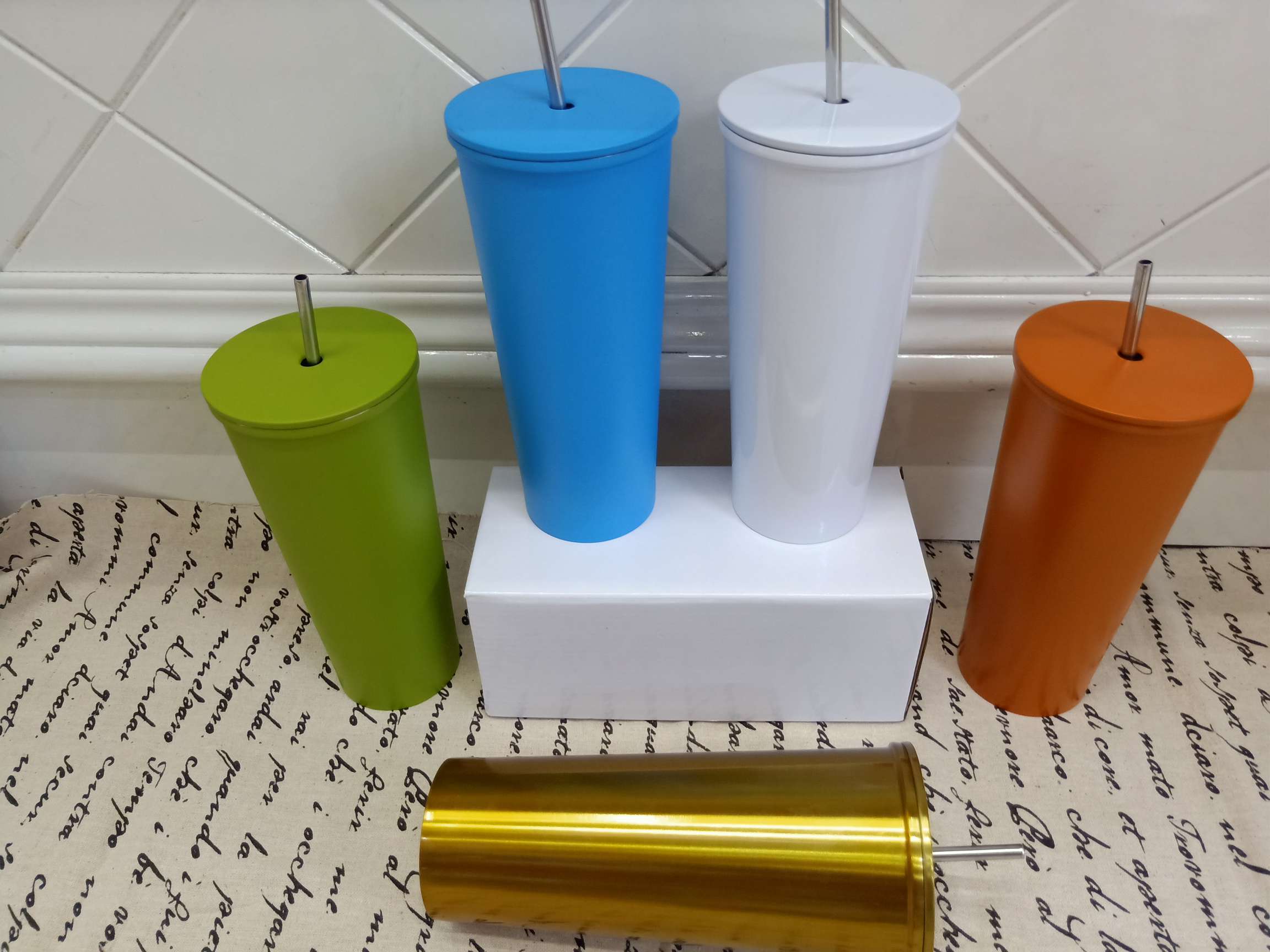 优质环保不锈钢双层真空保温保冷咖啡吸管杯详情图4