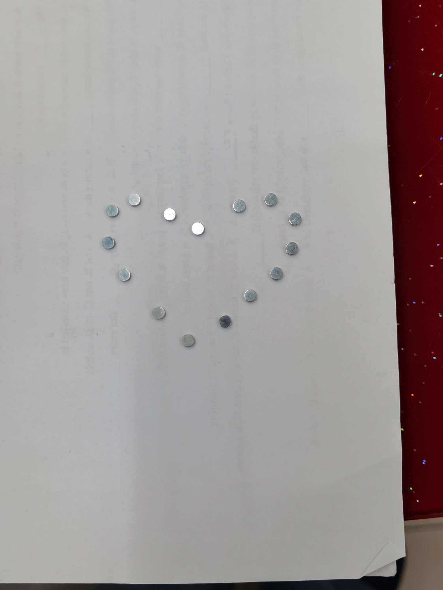 磁铁 4x1.5mm镀锌 白的细节图
