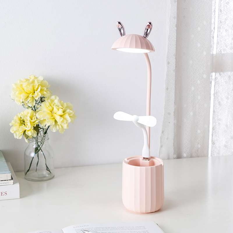 新款热销USB充电笔筒学生阅读学习led台灯细节图