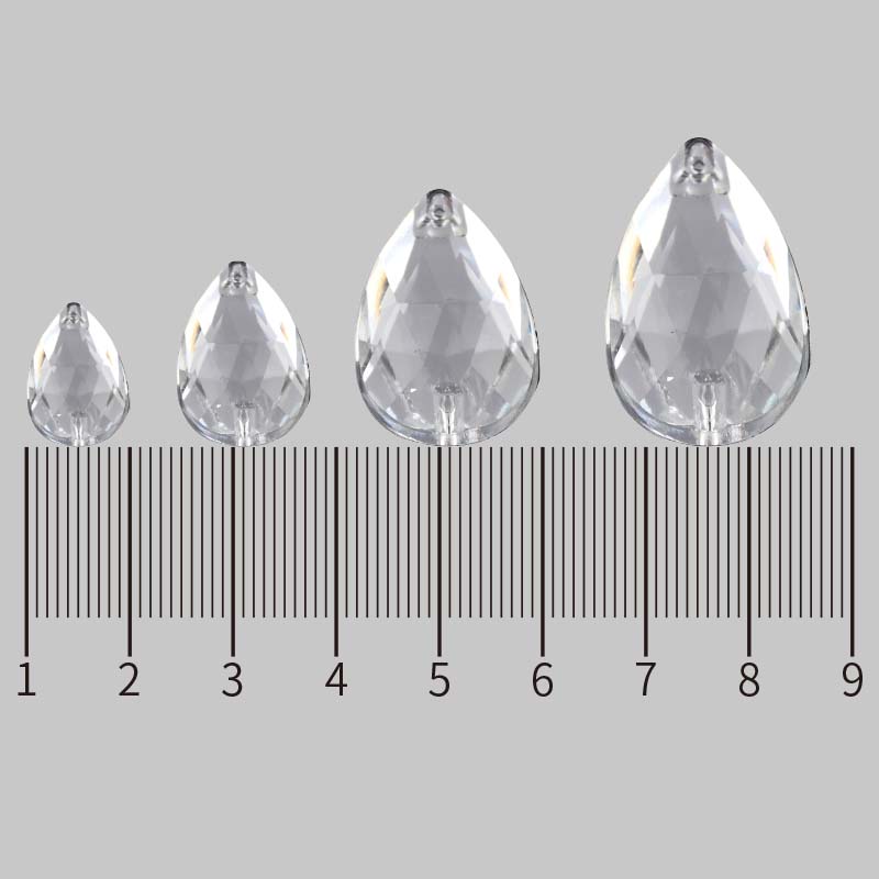 Water drop HV10.5*18MM 500/ bag DIY clothes, shoes, bags accessories acrylic drill hand-sewn drill White drill colored water drop pointed surface flat bottom double-hole drill hand-sewn drill Item Picture