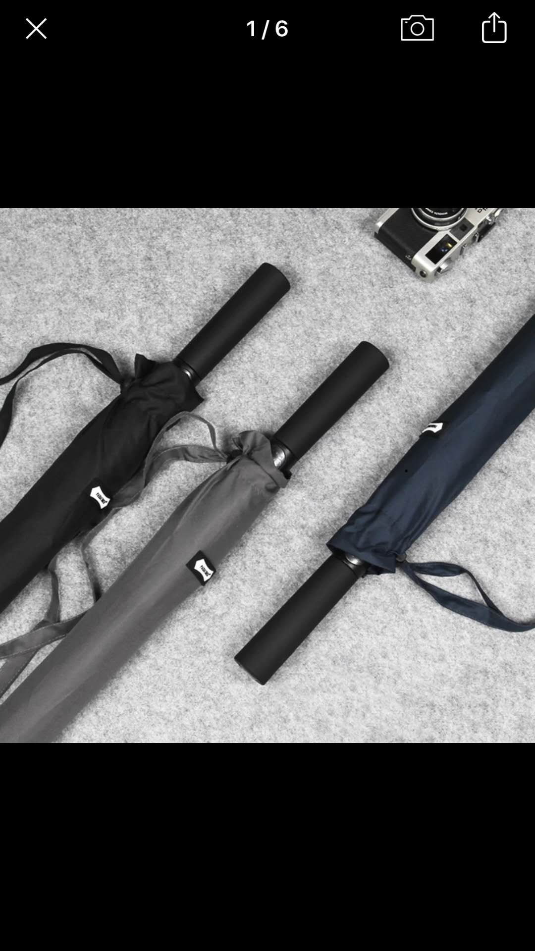 63.5x8k straight bone automatic extra-sturdy umbrella, item number 7163