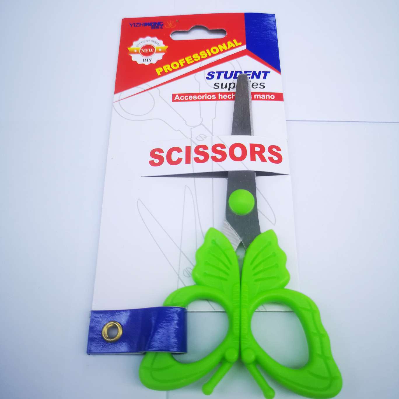 Yizhiwang 7053-D nail card Scissors, 24 pieces per box, mixed in each box, product size 12*6 detail image 4