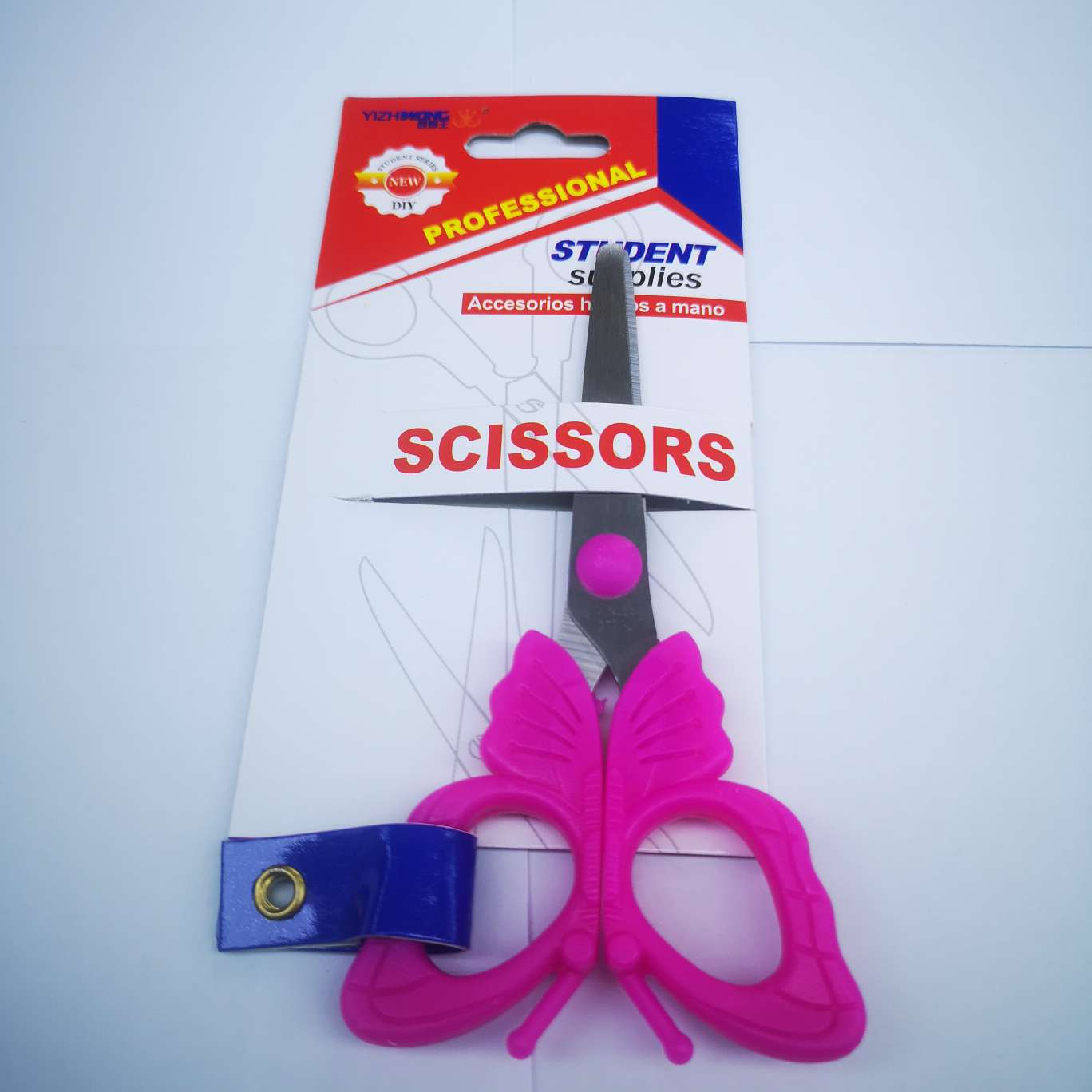 Yizhiwang 7053-D nail card Scissors, 24 pieces per box, mixed in each box, product size 12*6 detail image 3