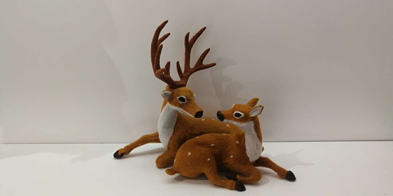 Just as Christmas manufacturers sell Christmas gifts Christmas couple deer thumbnail