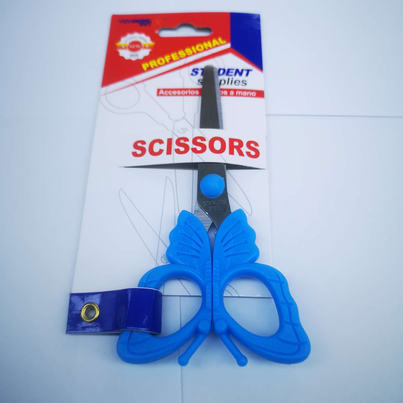 Yizhiwang 7053-D nail card Scissors, 24 pieces per box, mixed in each box, product size 12*6 detail image 2