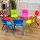 幼儿园椅子塑料靠背椅加厚座椅家用宝宝凳小板凳儿童凳子幼儿靠椅产品图