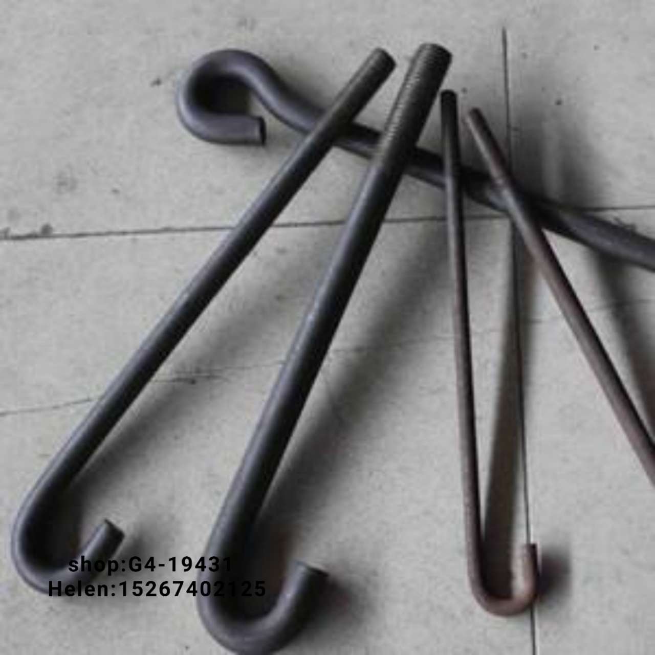 Anchor bolt Anchor screw 7-figure anchor bolt hot-dip galvanized anchor bolt anchor plate anchor bolt Custom shaped anchor bolt 7-figure anchor bolt,