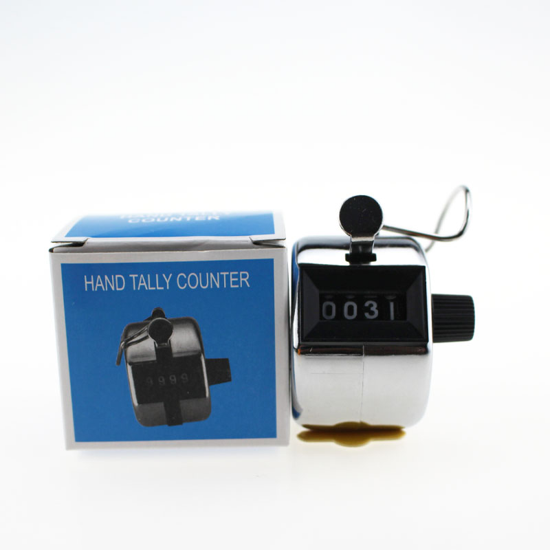 Cheap hand-held metal counter, four-digit hand-pressed mechanical counter Application Scenario