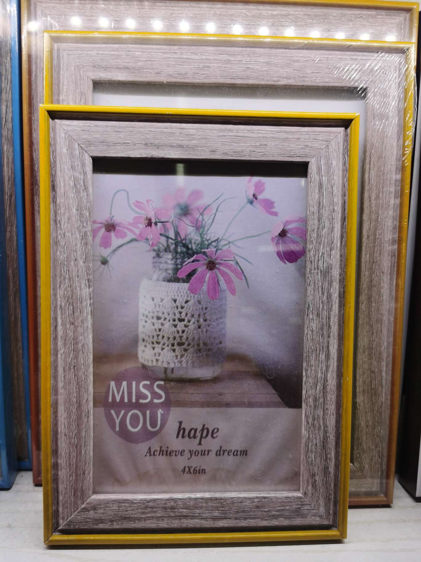Orange photo frame 4*6