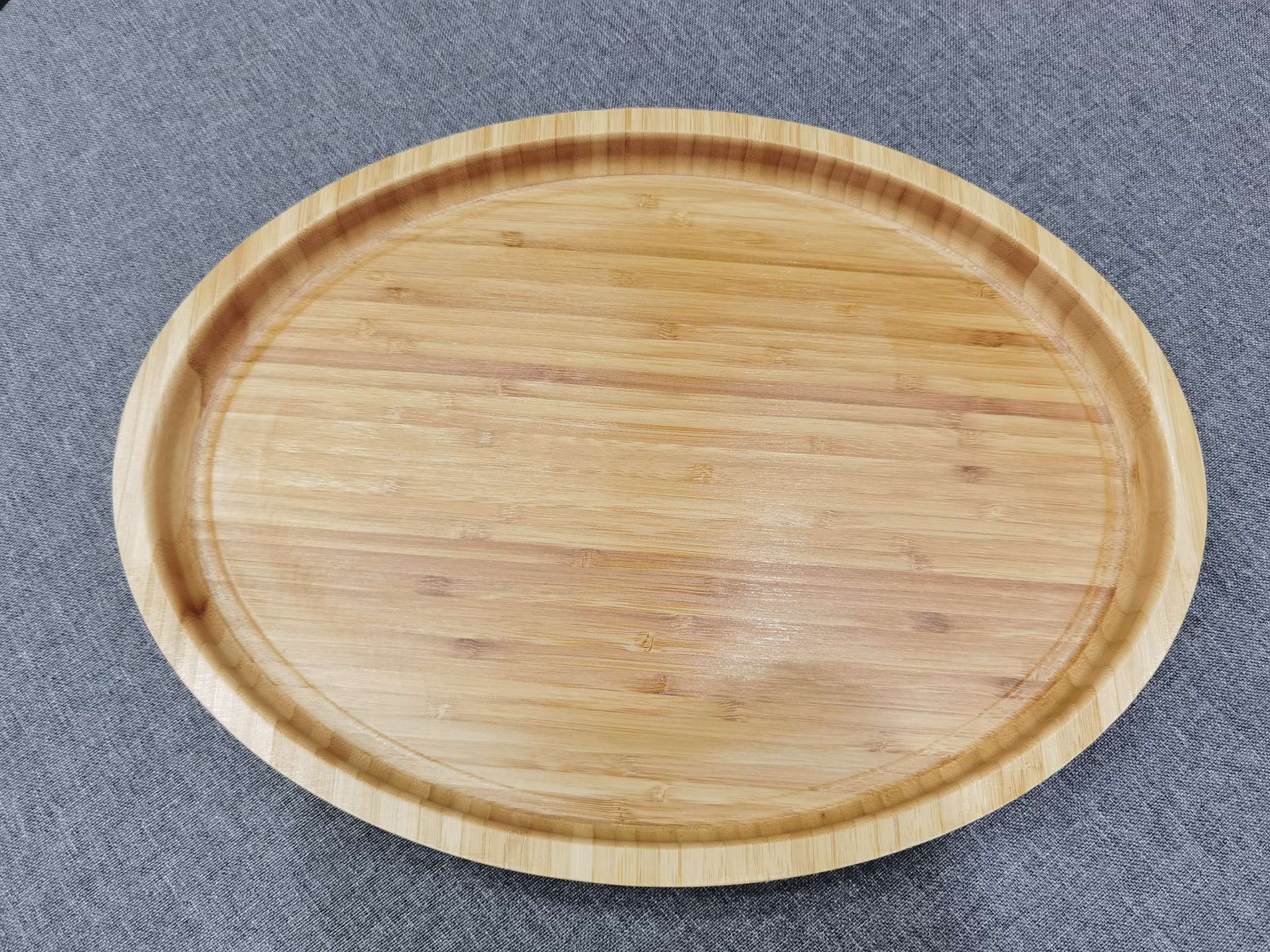 竹制托盘茶盘点心盘竹盘椭圆盘