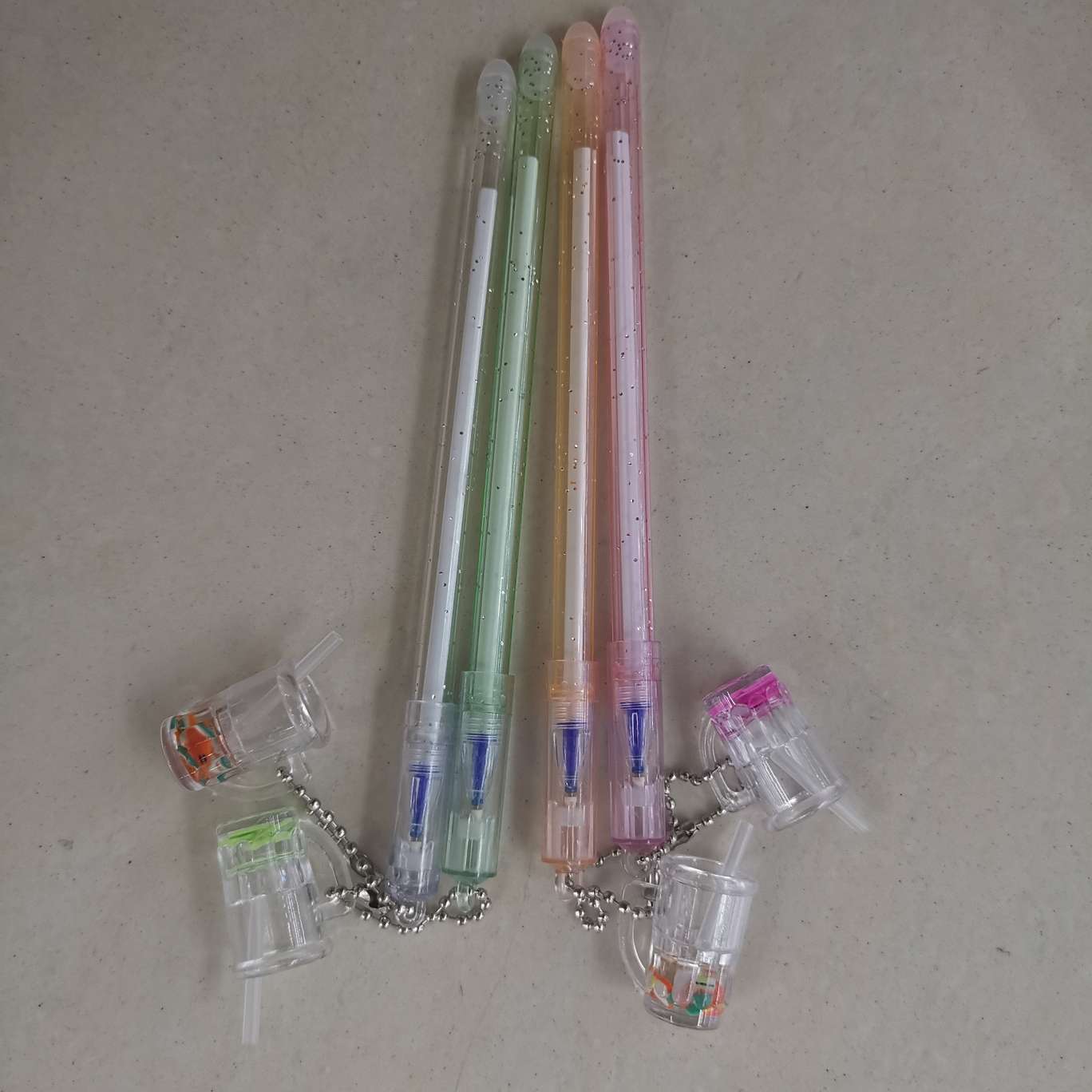 Ice cream hangers, ballpoint pens, fruit milk tea ballpoint pens Item Picture