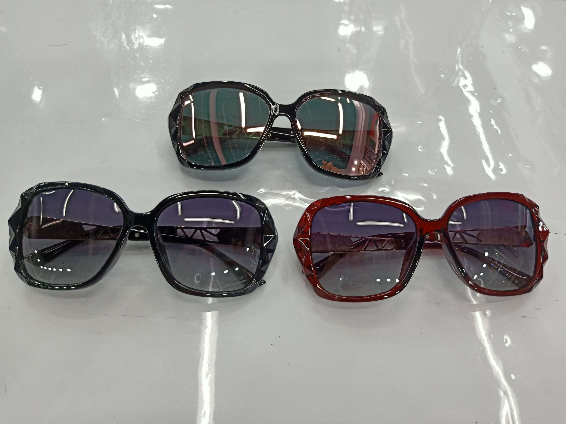 New large-framed sunglasses for women, Korean-style sunglasses, high-end driver sunglasses 228911 detail image 4