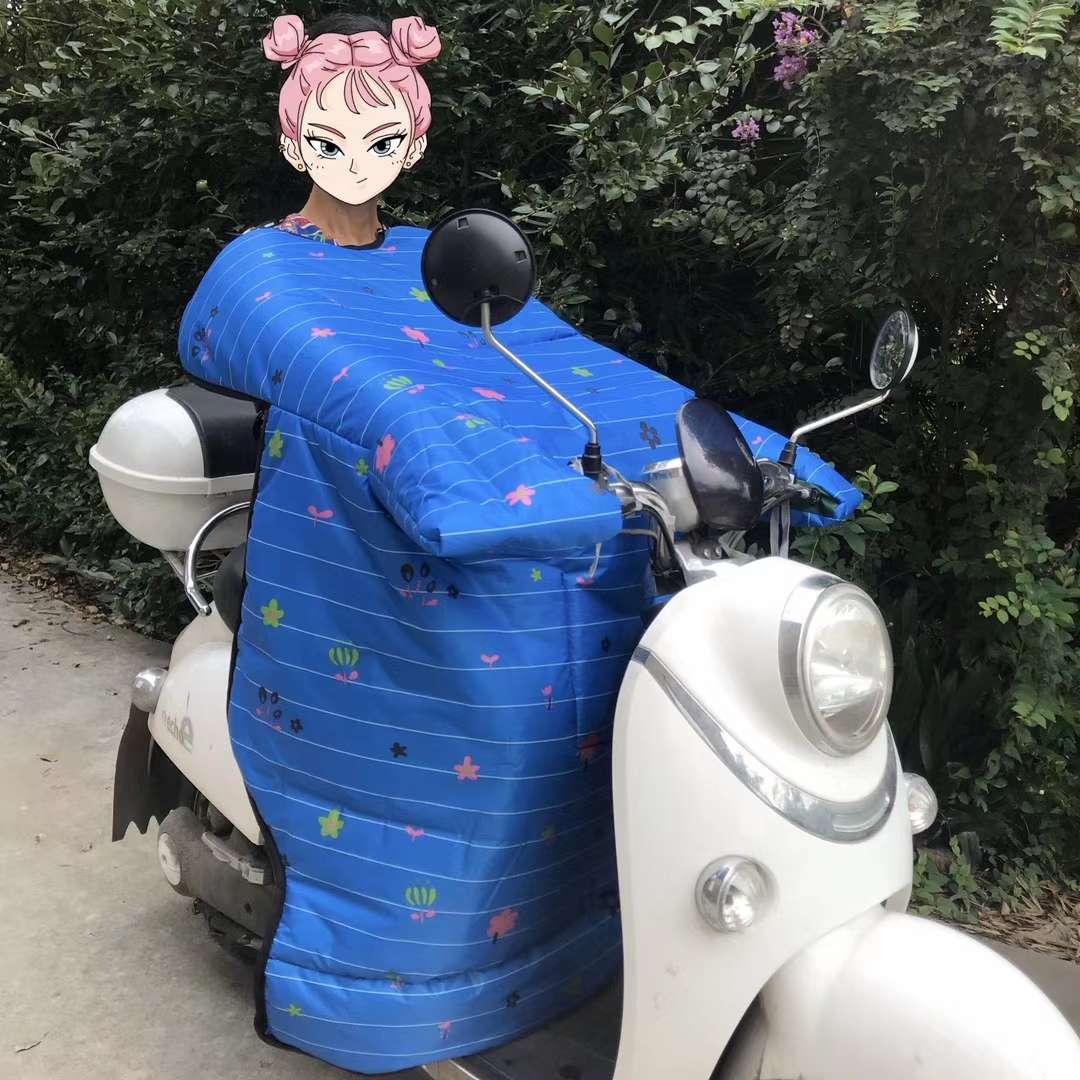 厂家直销电动车挡风被冬季护腿保暖加厚防寒防水电瓶车护膝防风被详情图7