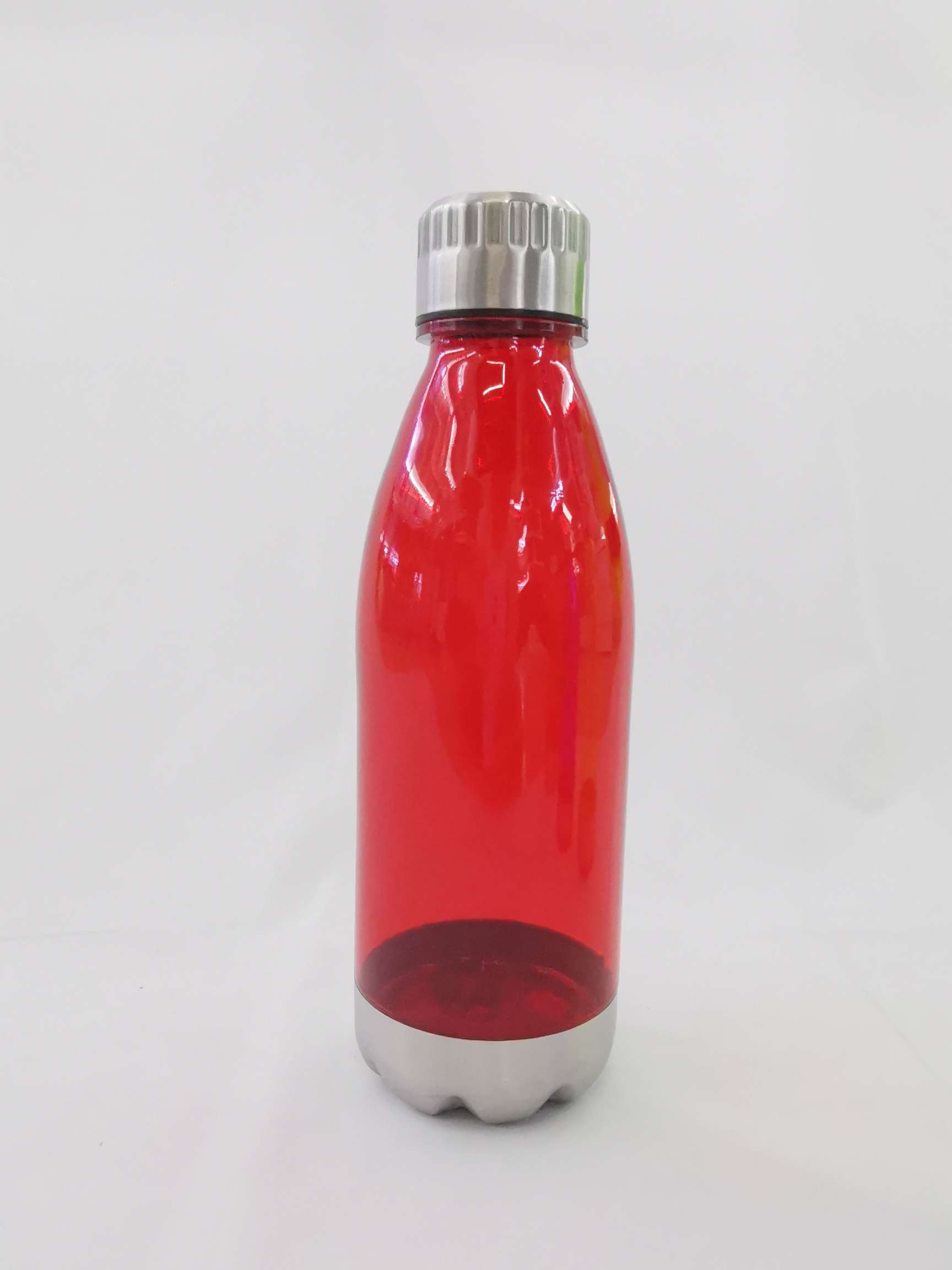 Factory direct sales of stainless steel cap sports water cups, creative plastic cola bottles, outdoor portable couple water cups, customized Specification image