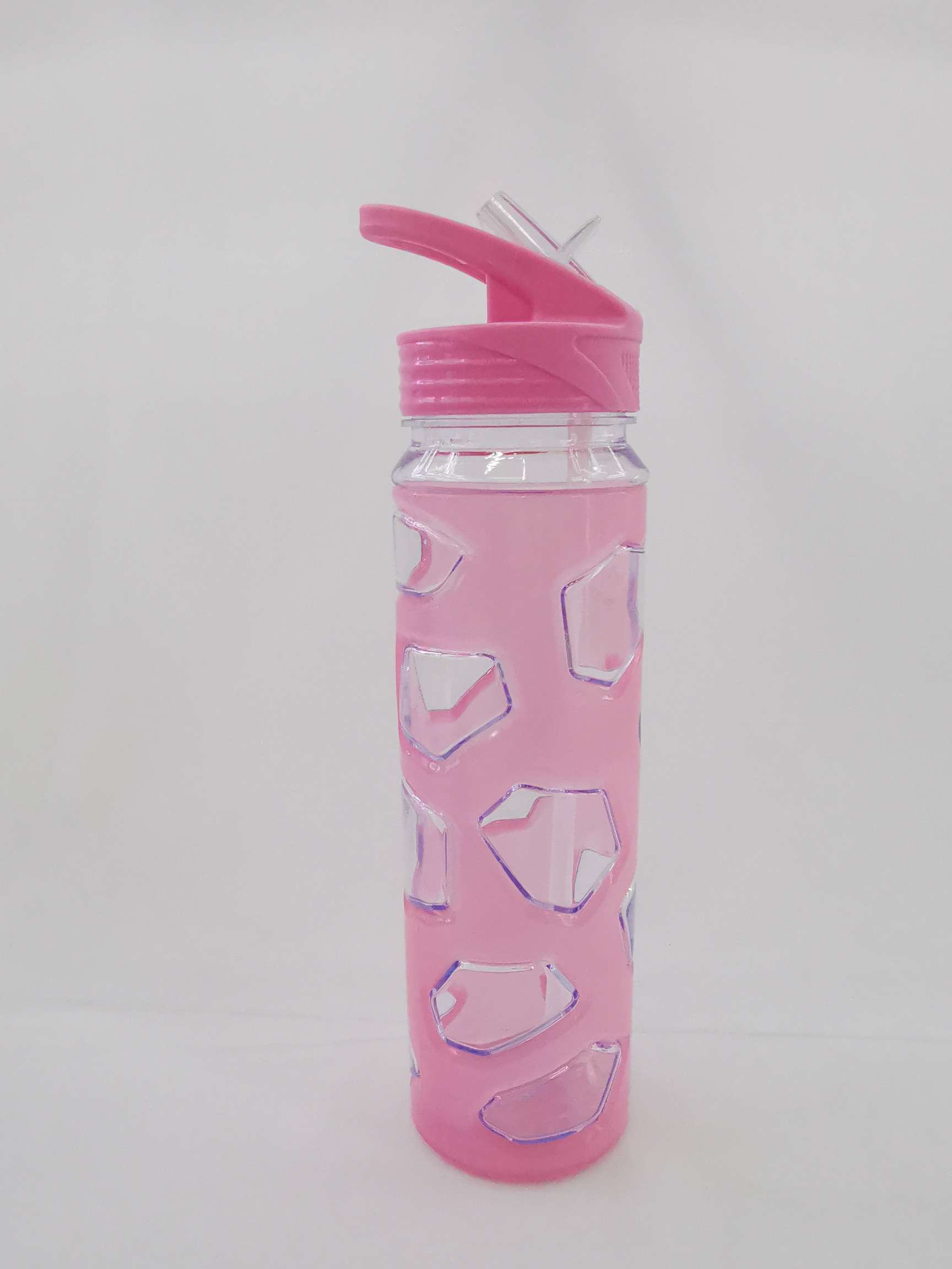 Creative outdoor universal space plastic cups for men and women, portable hand-held sports travel cold water cups, factory direct sales details Picture