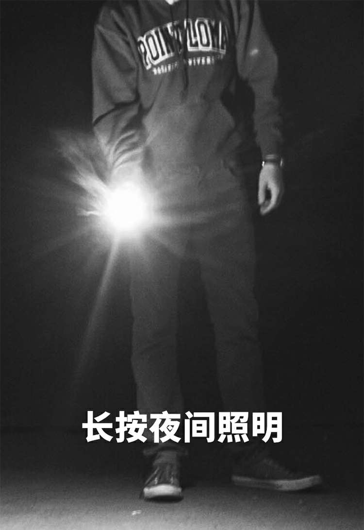 The rechargeable model comes with a flashlight alarm, a strong light flash anti-wolf device, and a self-defense and anti-robbery alarm with two sound conversions detail image 7