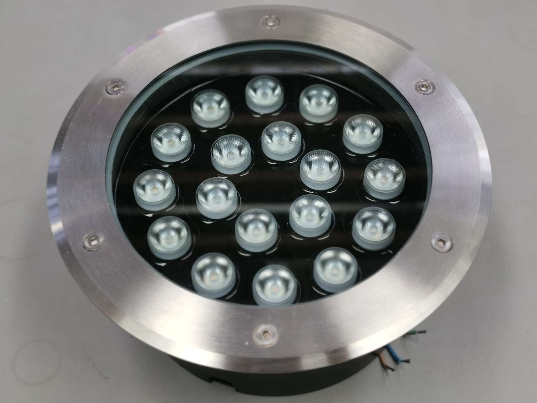 18W ground lamp: white light, warm light, red light, green light, blue light, pink light, purple light