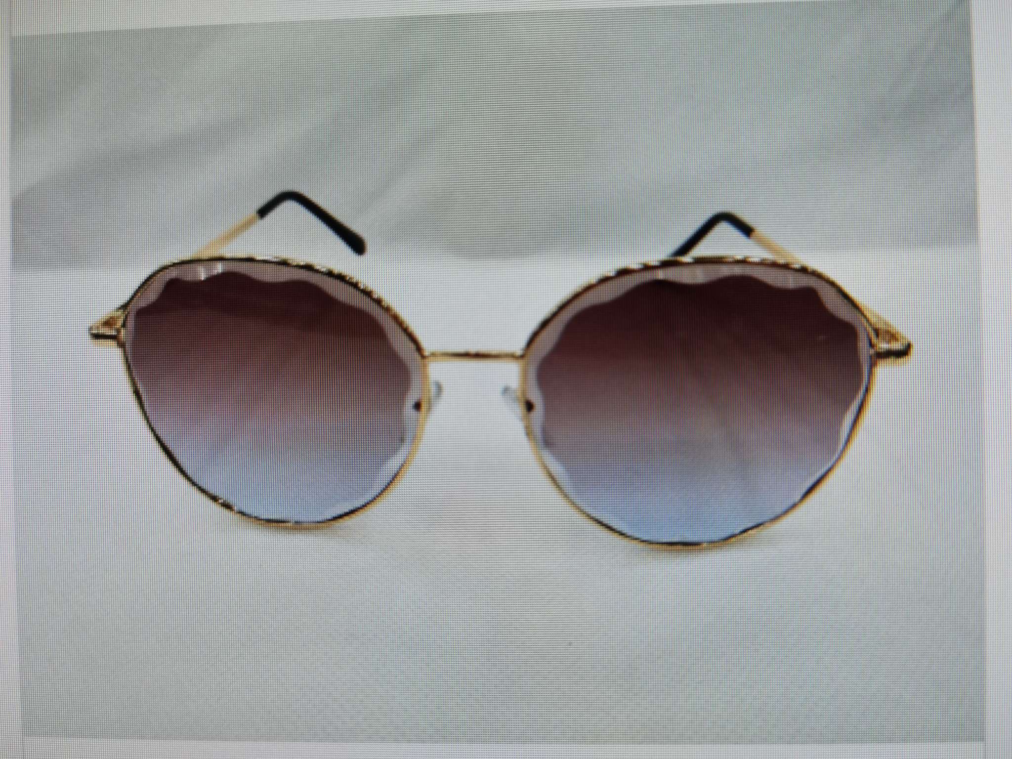 NC5007 sunglasses for women's UV protection, big round face, popular online celebrity, 2020 new fashionable Korean-style sunglasses detail image 4