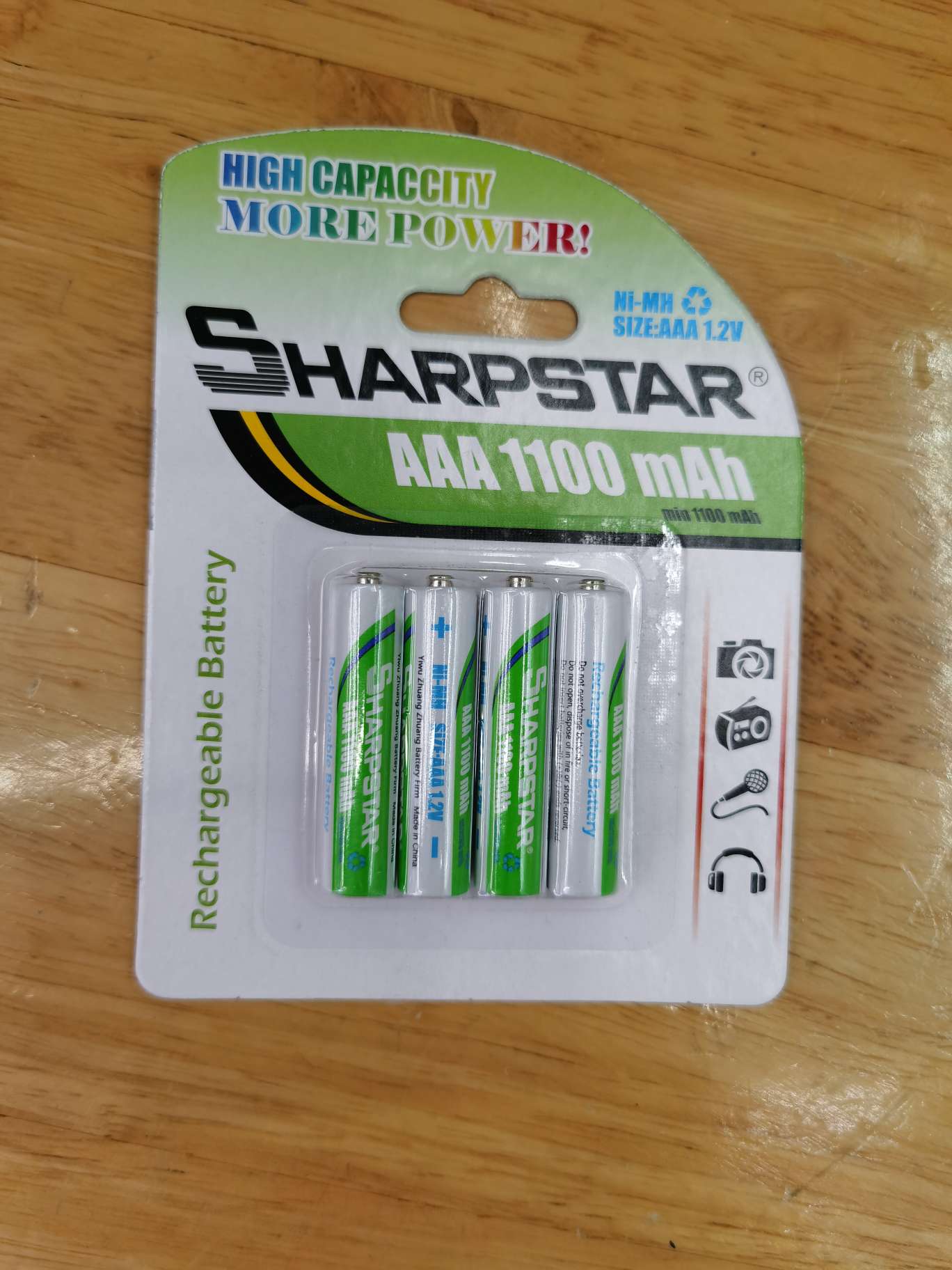 SHARPSTAR一7号一4B一充电电池