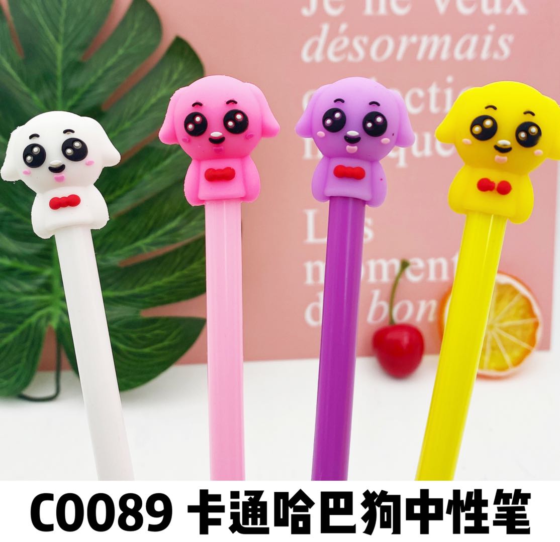 Cartoon-shaped gel pens, ballpoint pens, and small animal-patterned pens Item Picture